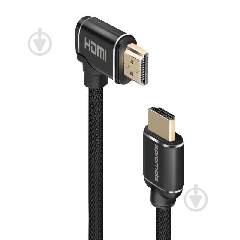 Кабель Promate proLink4K1-500 HDMI - HDMI v.2.0 5 м черный (prolink4k1-500.black) - фото 1