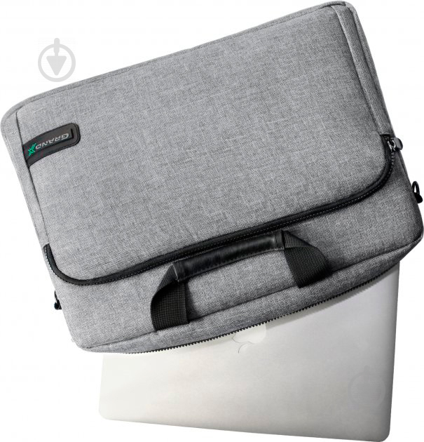 Сумка для ноутбука Grand-X Soft Pocket 14" grey (SB-148G) - фото 5