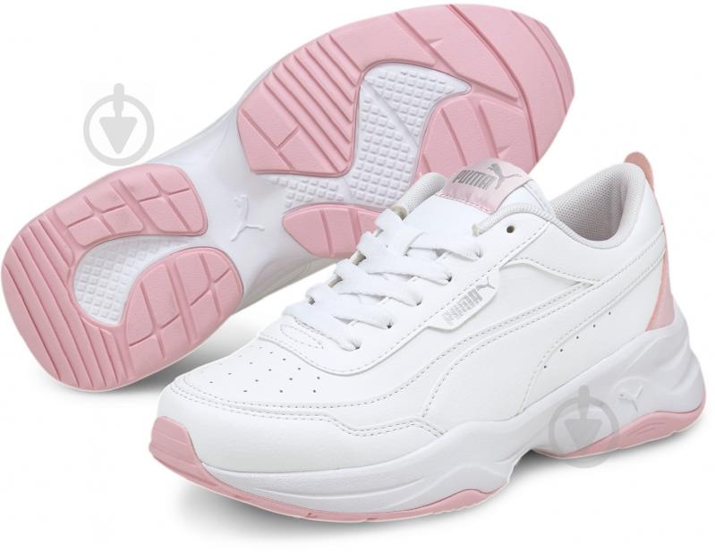 Кроссовки для девочек демисезонные Puma Cilia Mode Jr 37423103 р.35,5 белые - фото 2