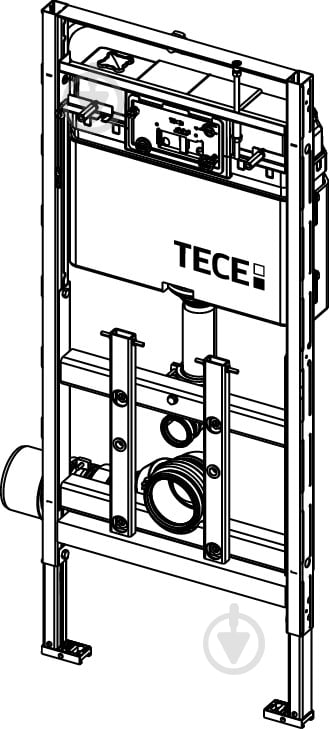 Инсталляция для унитаза TECE с возможностью регулировки высоты 9600200 - фото 2