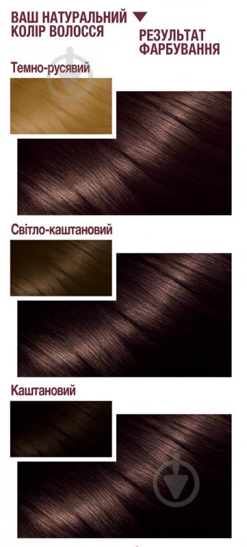 Крем-краска для волос Garnier Color Sensation 4.03 Золотистый топаз 60 мл - фото 4