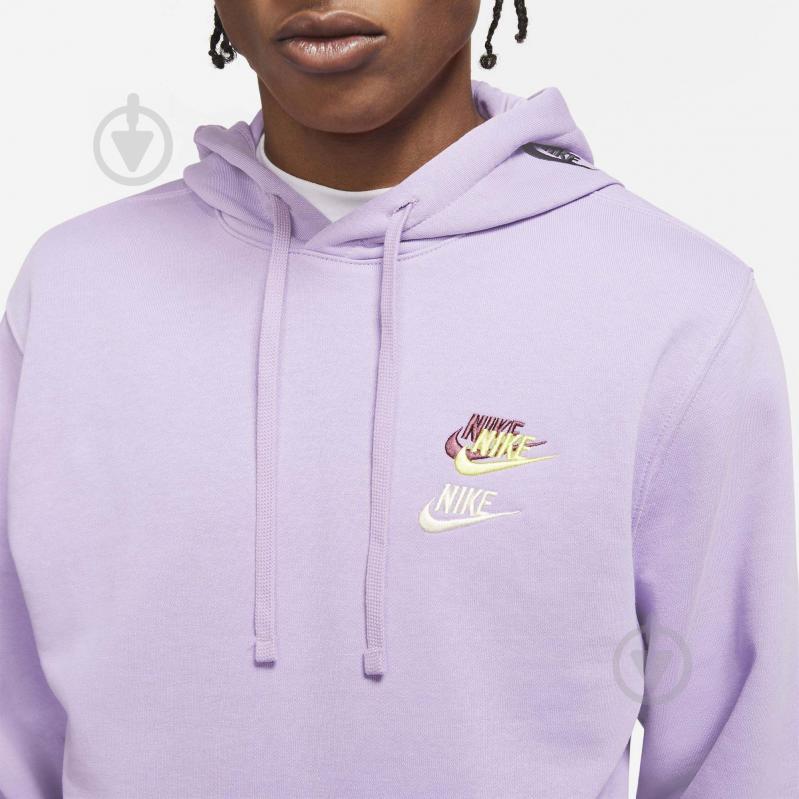 Худи Nike M NSW SPE+ FT PO HOODIE M FTA DD4666-589 р. S фиолетовый - фото 3