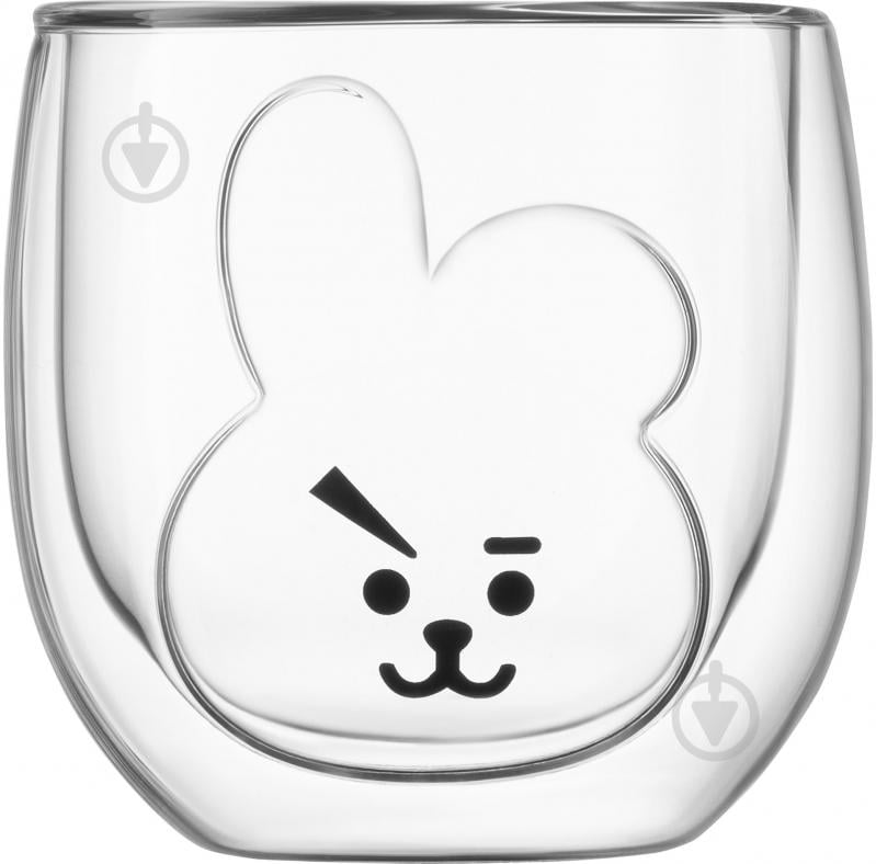 Набор чашек Ardesto Animals 300мл 2 шт. прозрачный AR2630ARB - фото 2