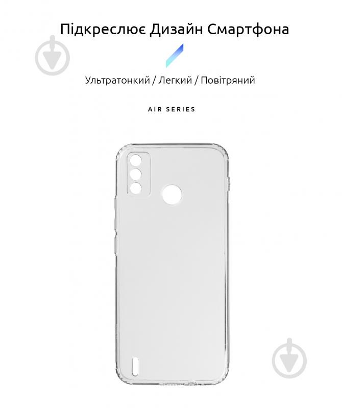 Панель Armorstandart ARM65368 Air Series для TECNO Spark 6 Go Camera cover Transparent (ARM65368) Tecno SPARK 6 Go transparent - фото 2