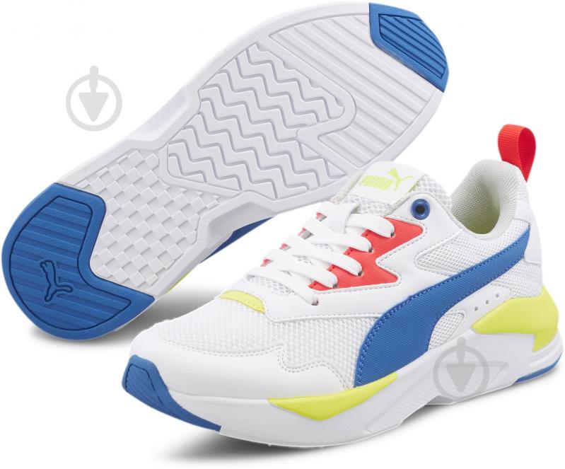 Кросівки для дівчаток демісезонні Puma X-Ray Lite Jr 37439311 р.35,5 білі - фото 2