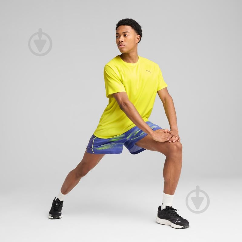 Футболка Puma M RUN VELOCITY TEE (POLY) 52660039 р.XL желтый - фото 5