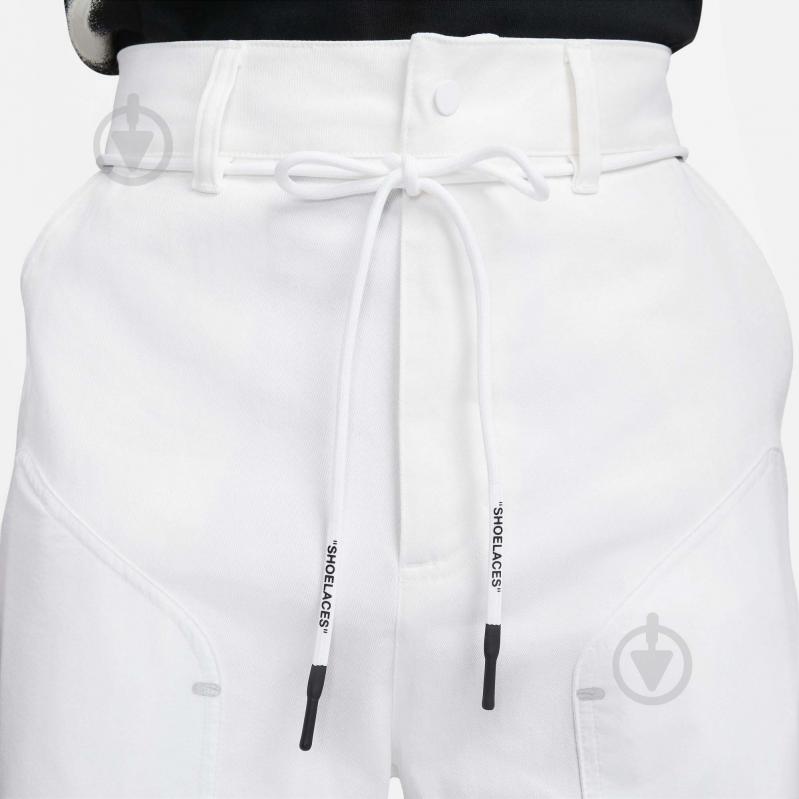 Брюки Nike U NRG OFF WHITE PANT CU2500-100 р. XL белый - фото 4