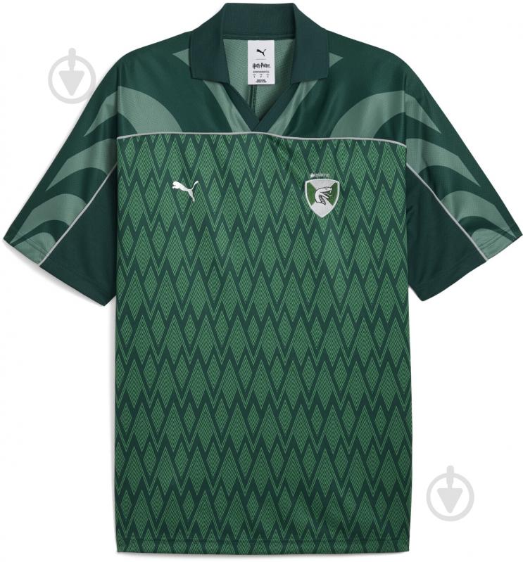 Футболка Puma x HARRY POTTER Relaxed Football Jersey 63009660 р.XL зеленый - фото 1 Футболка Puma x HARRY POTTER Relaxed Football Jersey 63009660 р.XL зеленый - фото 1