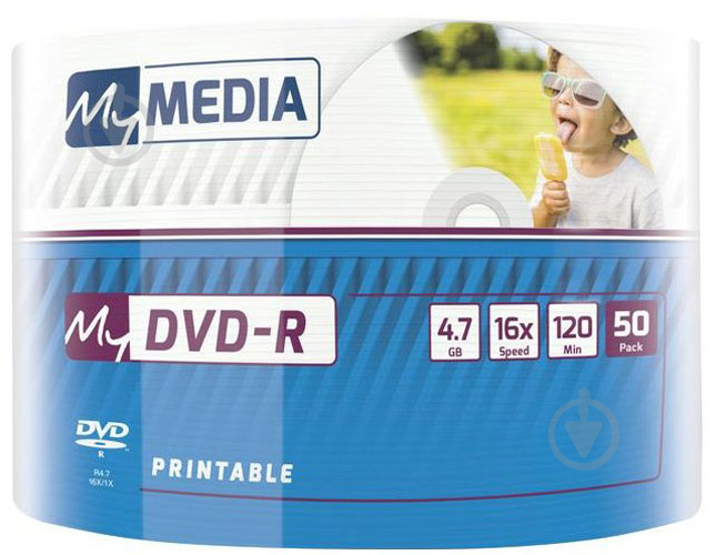 Диски DVD-R 4,7GB 16x 50 шт - фото 1