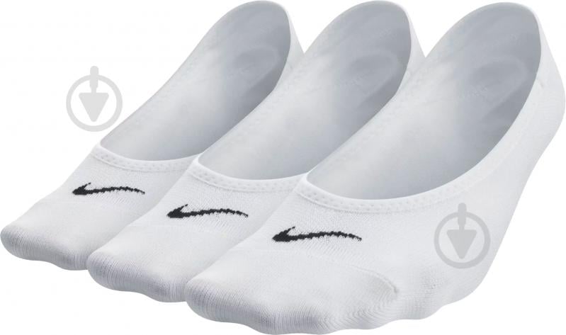 Носки Nike W NK EVRY LTWT FOOT SX4863-101 р.S белый 3 шт. - фото 1