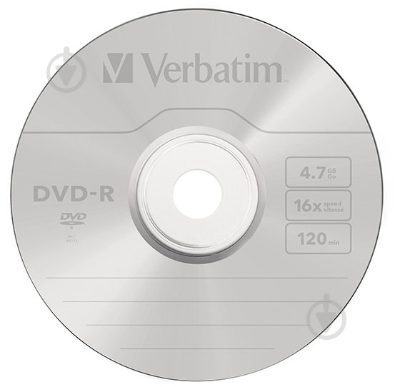 Verbatim Диски DVD-R 4.7 GB 16x Wrap 50 шт - фото 2