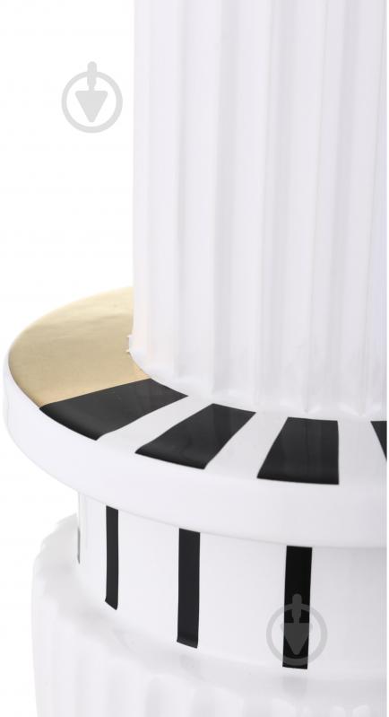 Ваза Inari Alexmarie 19 см біла із чорним K16201 - фото 5