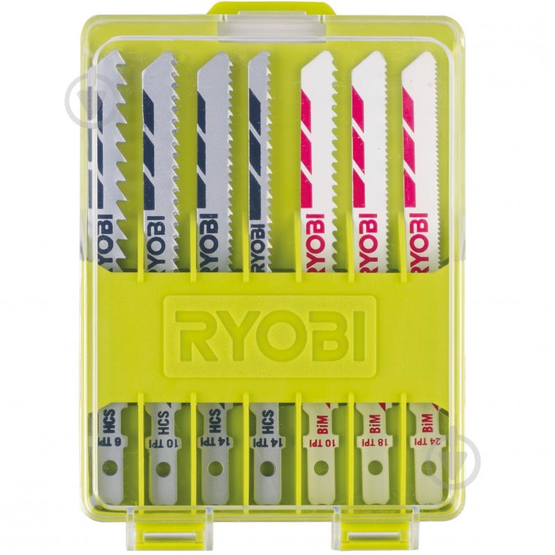 Набор пилочек для электролобзика RYOBI 10 шт. RAK10JSB - фото 1