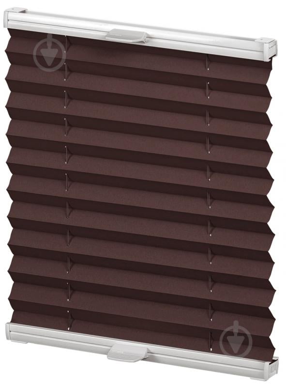 Штора-плиссе Rollotex ткань DUO ECORO 79х55 см Коричневый - фото 1 Штора-плиссе Rollotex ткань DUO ECORO 79х55 см Коричневый - фото 1