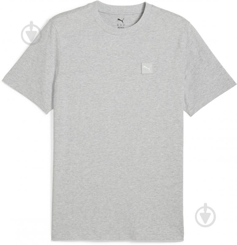 Футболка Puma ESS ELEVATED TEE 68472604 р.XL серый - фото 1 Футболка Puma ESS ELEVATED TEE 68472604 р.XL серый - фото 1