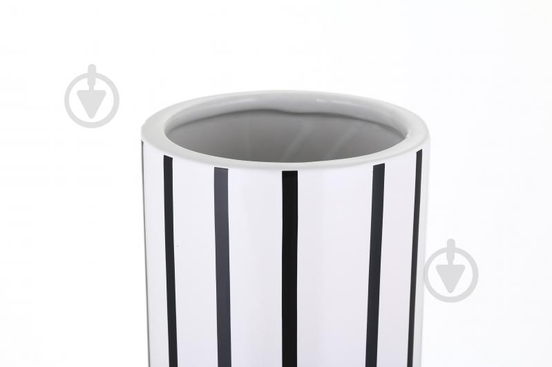 Ваза Inari Alexmarie 46 см белая с черным K16203 - фото 4 Ваза Inari Alexmarie 46 см белая с черным K16203 - фото 4