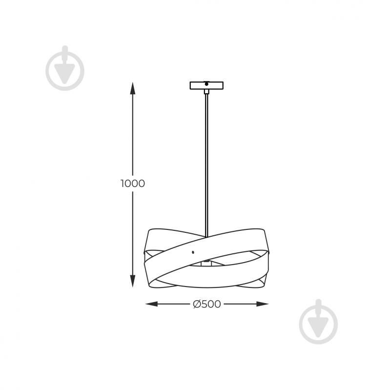 ВИТРИНА! Подвес Zuma Line TORNADO 3x/E27 white 1141 - фото 3