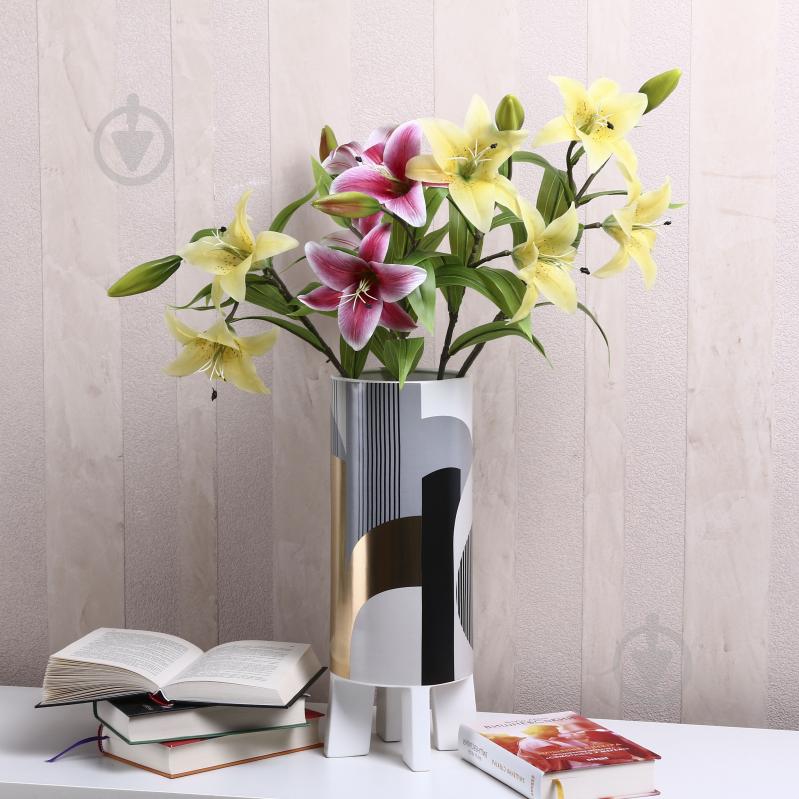 Ваза Inari Abstract 41 см разноцветная K16021 - фото 5 Ваза Inari Abstract 41 см разноцветная K16021 - фото 5