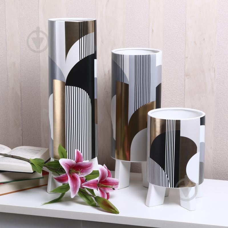 Ваза Inari Abstract 41 см разноцветная K16021 - фото 6 Ваза Inari Abstract 41 см разноцветная K16021 - фото 6