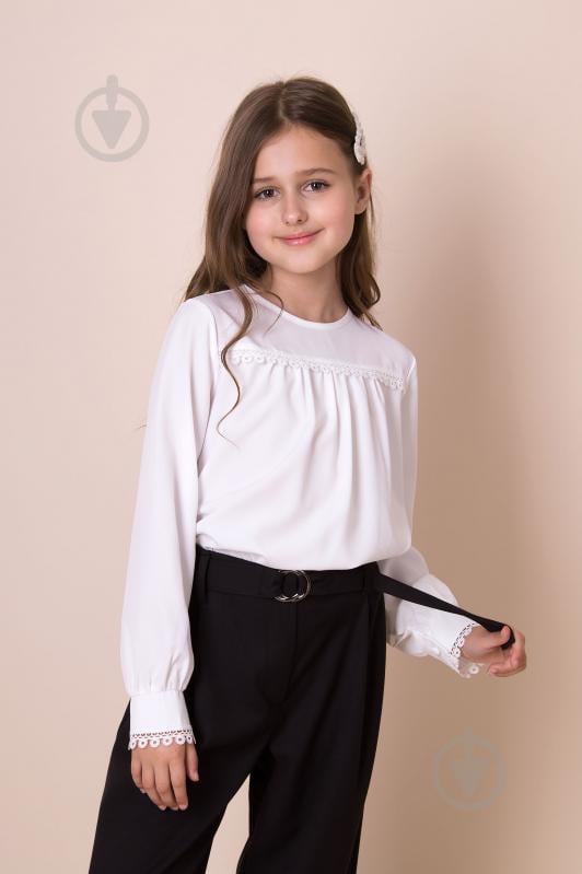 Блуза Mevis (02) р.134 молочний Арт. 5424 - фото 1