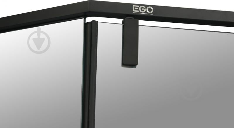 Душевое ограждение EGO Pride Black 90х90х200 - фото 5