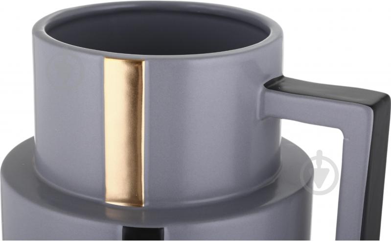 Ваза Inari Catalina 30,5 см серая K16722 - фото 5