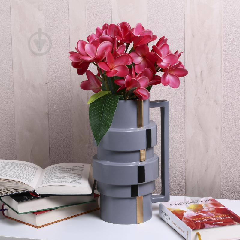 Ваза Inari Catalina 30,5 см серая K16722 - фото 6