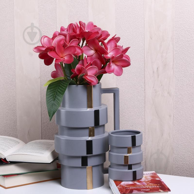 Ваза Inari Catalina 30,5 см серая K16722 - фото 7