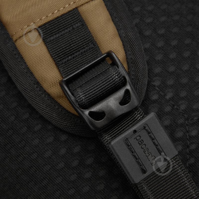 Сумка через плече Pacsafe Vibe 10 л коричневий - фото 6