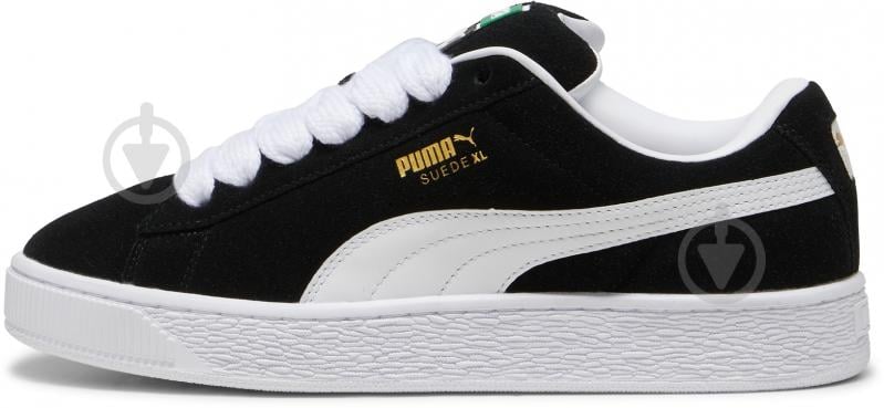 Кроссовки мужские демисезонные Puma SUEDE XL 39520502 р.43 черно-белые - фото 1