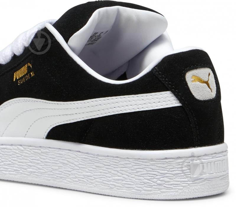 Кроссовки мужские демисезонные Puma SUEDE XL 39520502 р.43 черно-белые - фото 5