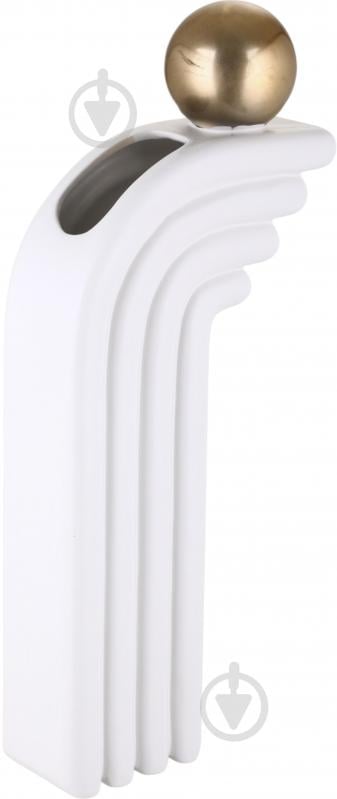 Ваза Inari Oito 54 см белая K17363 - фото 1