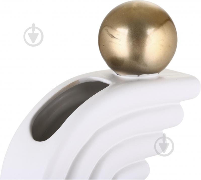 Ваза Inari Oito 54 см белая K17363 - фото 4