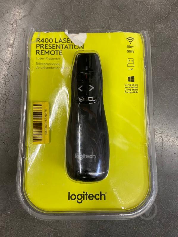 УЦЕНКА! Пульт-презентер Logitech Wireless Presenter R400 black (УЦ №2309) - фото 6