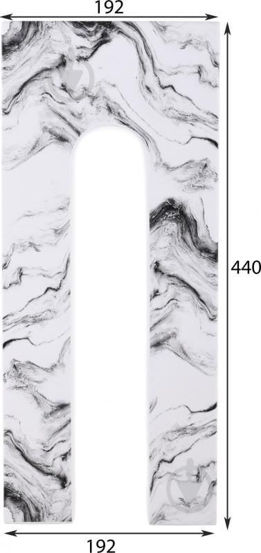 Ваза Inari Mueto 44 см біла K16234 - фото 2 Ваза Inari Mueto 44 см біла K16234 - фото 2