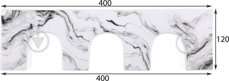 Ваза Inari Mueto 12 см белая K16235 - фото 2