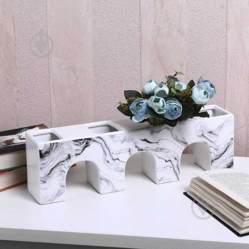 Ваза Inari Mueto 12 см белая K16235 - фото 5