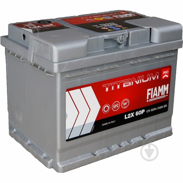 Аккумулятор автомобильный Fiamm Titanium Pro 60Ah 540A 12V «+» слева (7905148) - фото 1