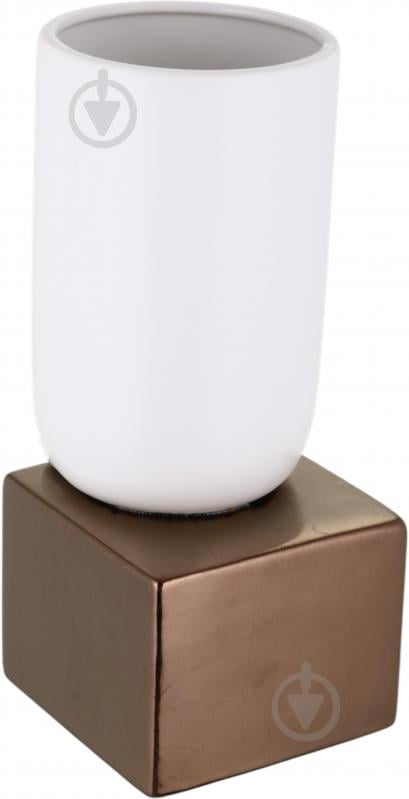 Ваза Inari Stone 33 см белая K13038 - фото 5