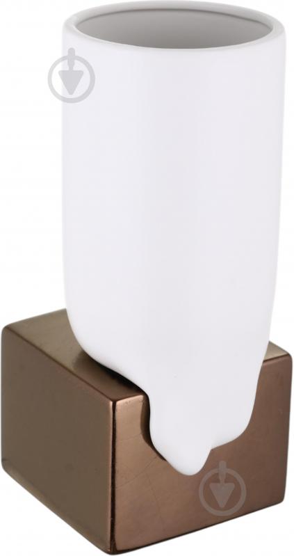 Ваза Inari Stone 33 см белая K13038 - фото 3