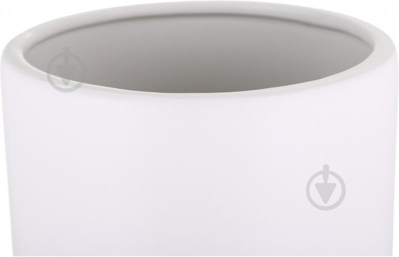 Ваза Inari Stone 33 см белая K13038 - фото 4