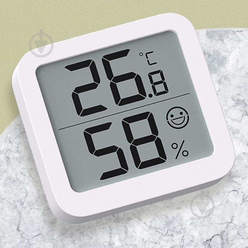 Термогігрометр Xiaomi MiiiW Thermo-Hygrometer Mini White MWTH02 - фото 5 Термогігрометр Xiaomi MiiiW Thermo-Hygrometer Mini White MWTH02 - фото 5