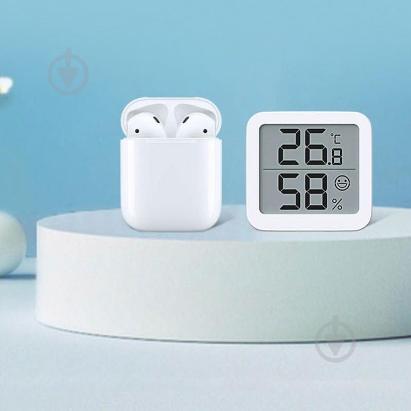 Термогігрометр Xiaomi MiiiW Thermo-Hygrometer Mini White MWTH02 - фото 3 Термогігрометр Xiaomi MiiiW Thermo-Hygrometer Mini White MWTH02 - фото 3