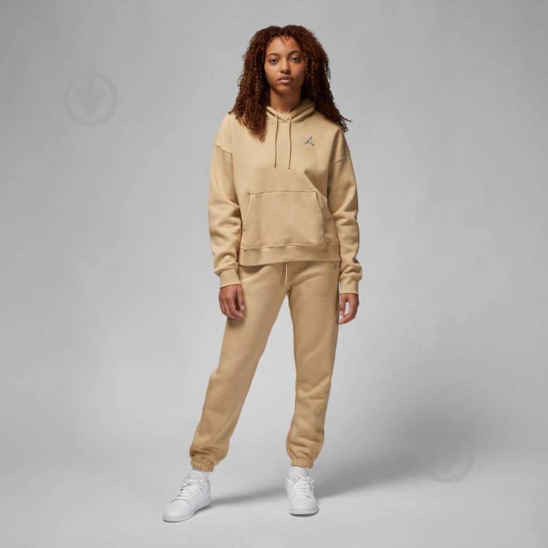 Штани Nike W J BRKLN FLC PANT DQ4478-277 р. M бежевий - фото 5