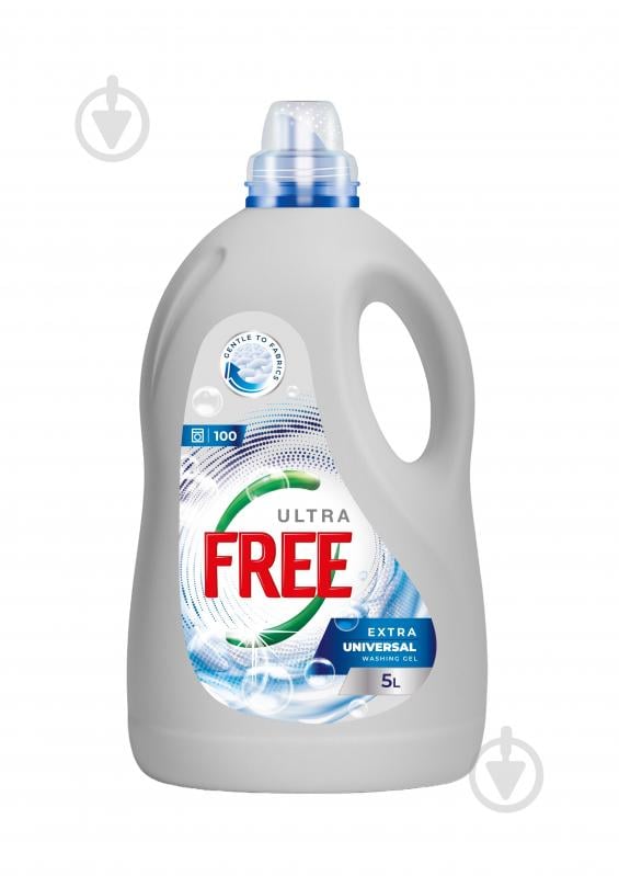 Гель для машинной и ручной стирки FREE Extra Universal 5 л - фото 1