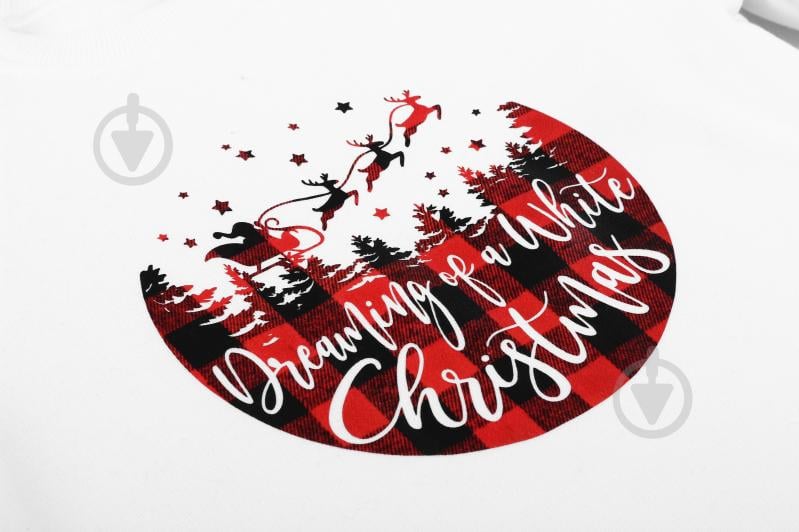 Свитшот унисекс Формат с начесом Рождественская игрушка р.140 красный - фото 4 Свитшот унисекс Формат с начесом Рождественская игрушка р.140 красный - фото 4