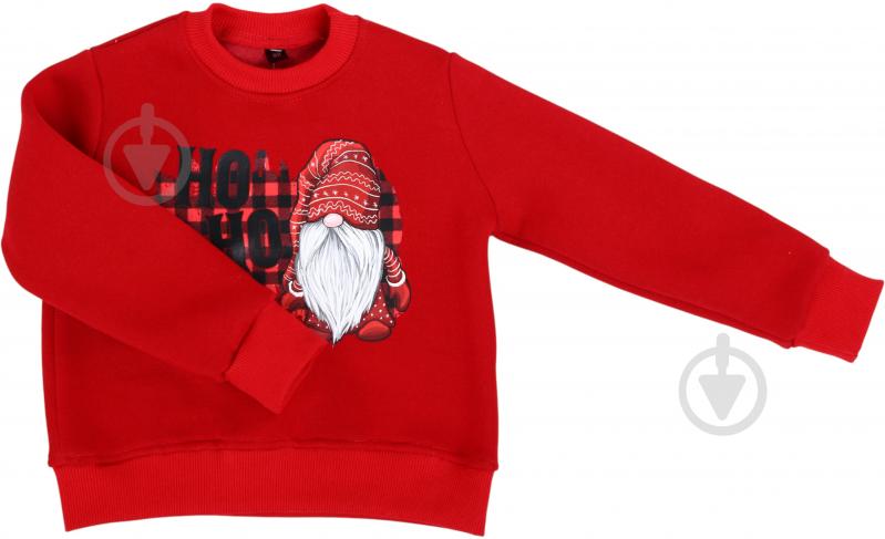 Свитшот унисекс Формат с начесом Рождественский Гном р.110 красный - фото 2 Свитшот унисекс Формат с начесом Рождественский Гном р.110 красный - фото 2