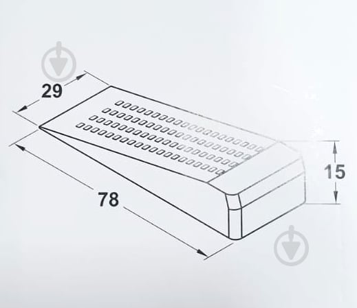 Стопор дверной Amig "БАШМАК" мод.170 прозрачный - фото 3 Стопор дверной Amig "БАШМАК" мод.170 прозрачный - фото 3