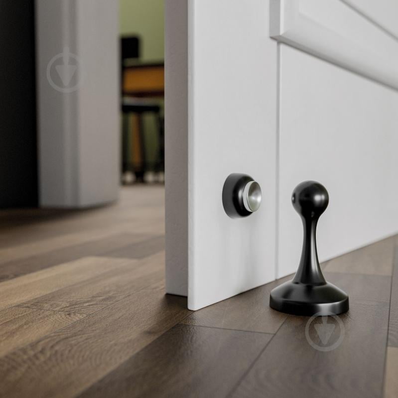 Стопор дверной Amig торцевой мод.715 черный - фото 6