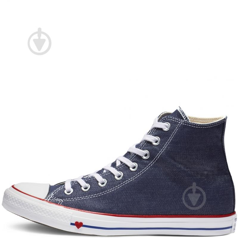 Кеды Converse CTAS HI 163303C р.37 синий - фото 2 Кеды Converse CTAS HI 163303C р.37 синий - фото 2